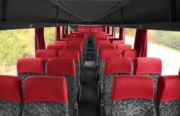 charter bus interior